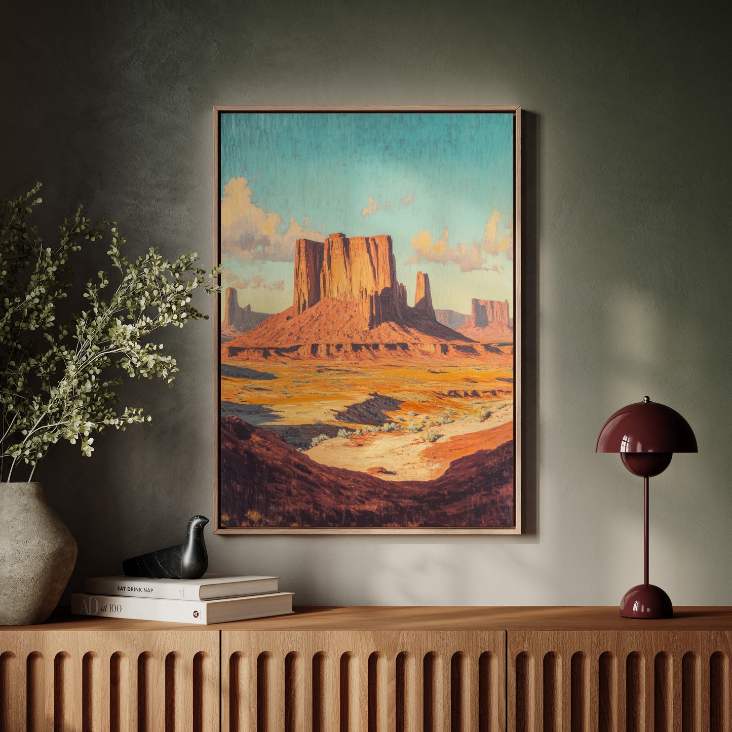 Gallery image 12 for Monument Valley Buttes Canvas – Western Desert Wall Art