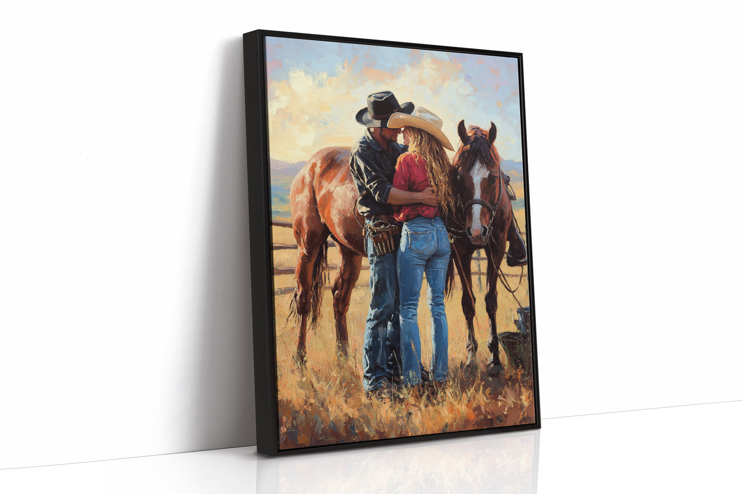 Black Framed Canvas image 1