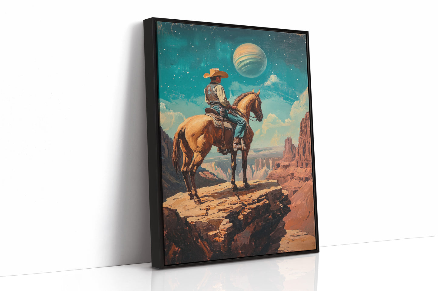 Black Framed Canvas image 1