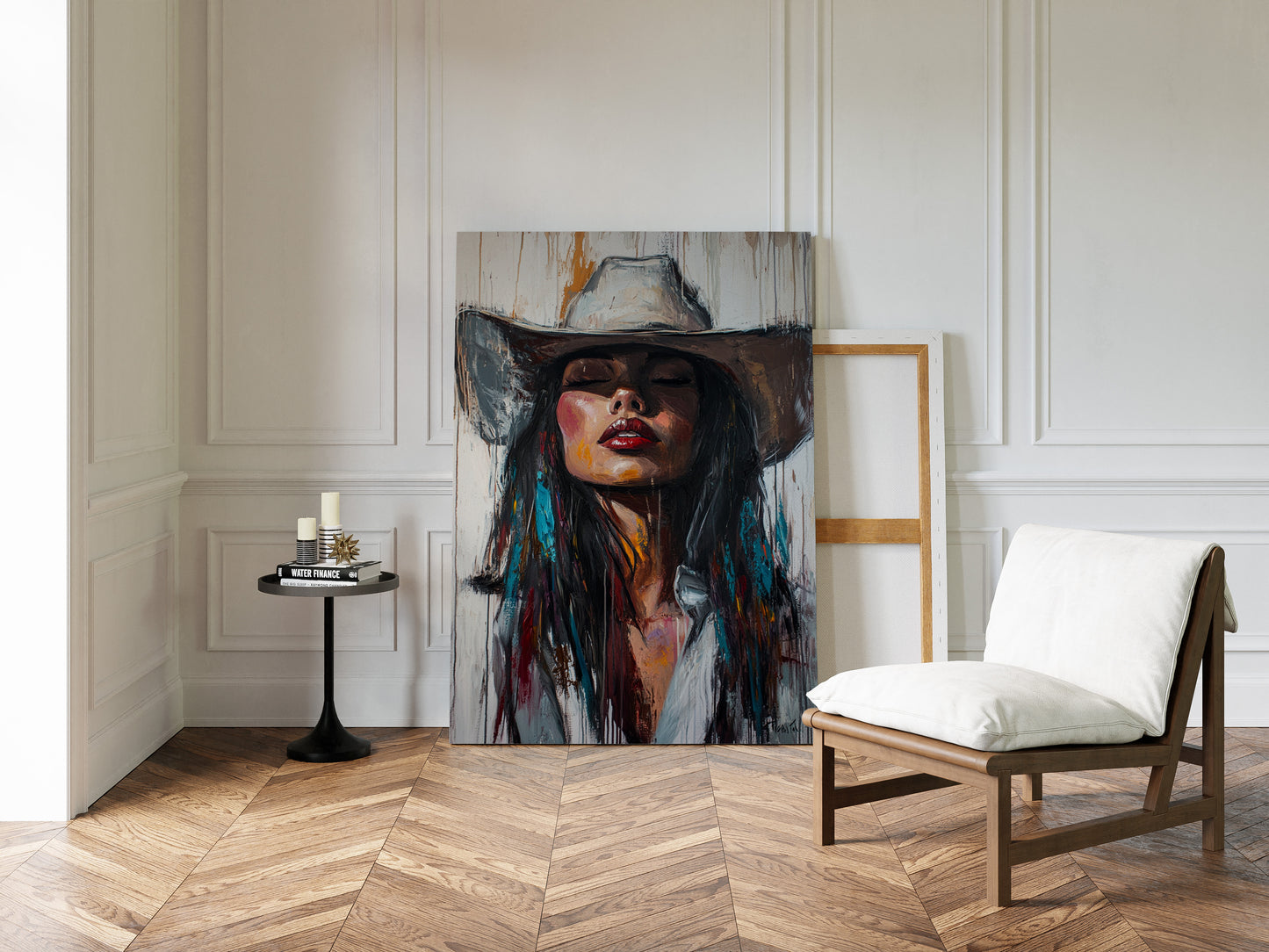 Gallery image 6 for Cowgirl Spirit Canvas – Western Woman Portrait Wall Art