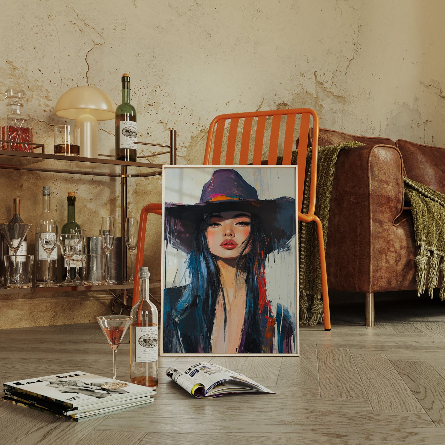 Gallery image 7 for Fierce Cowgirl Canvas – Western Woman Portrait Wall Art