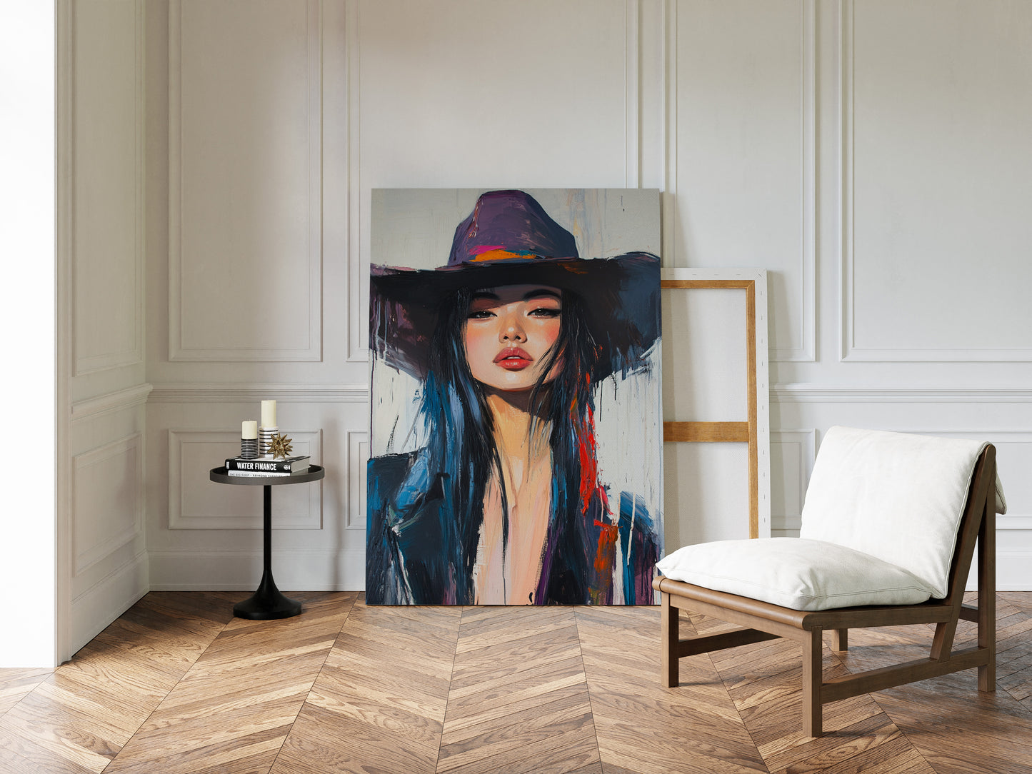 Gallery image 9 for Fierce Cowgirl Canvas – Western Woman Portrait Wall Art