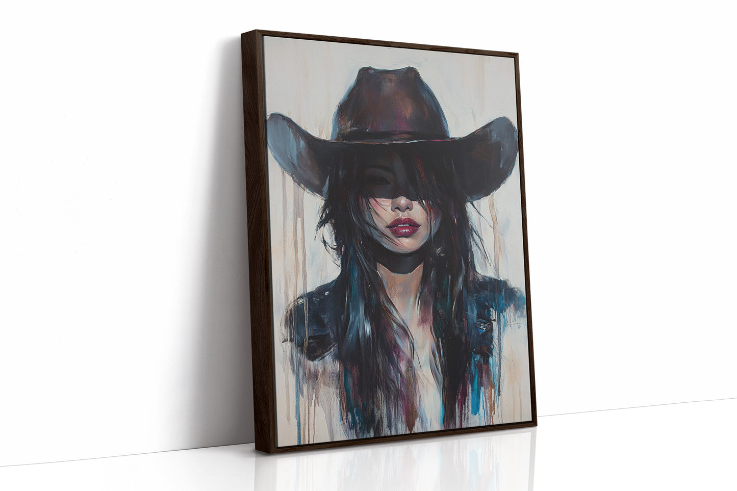 Brown Framed Canvas image 1