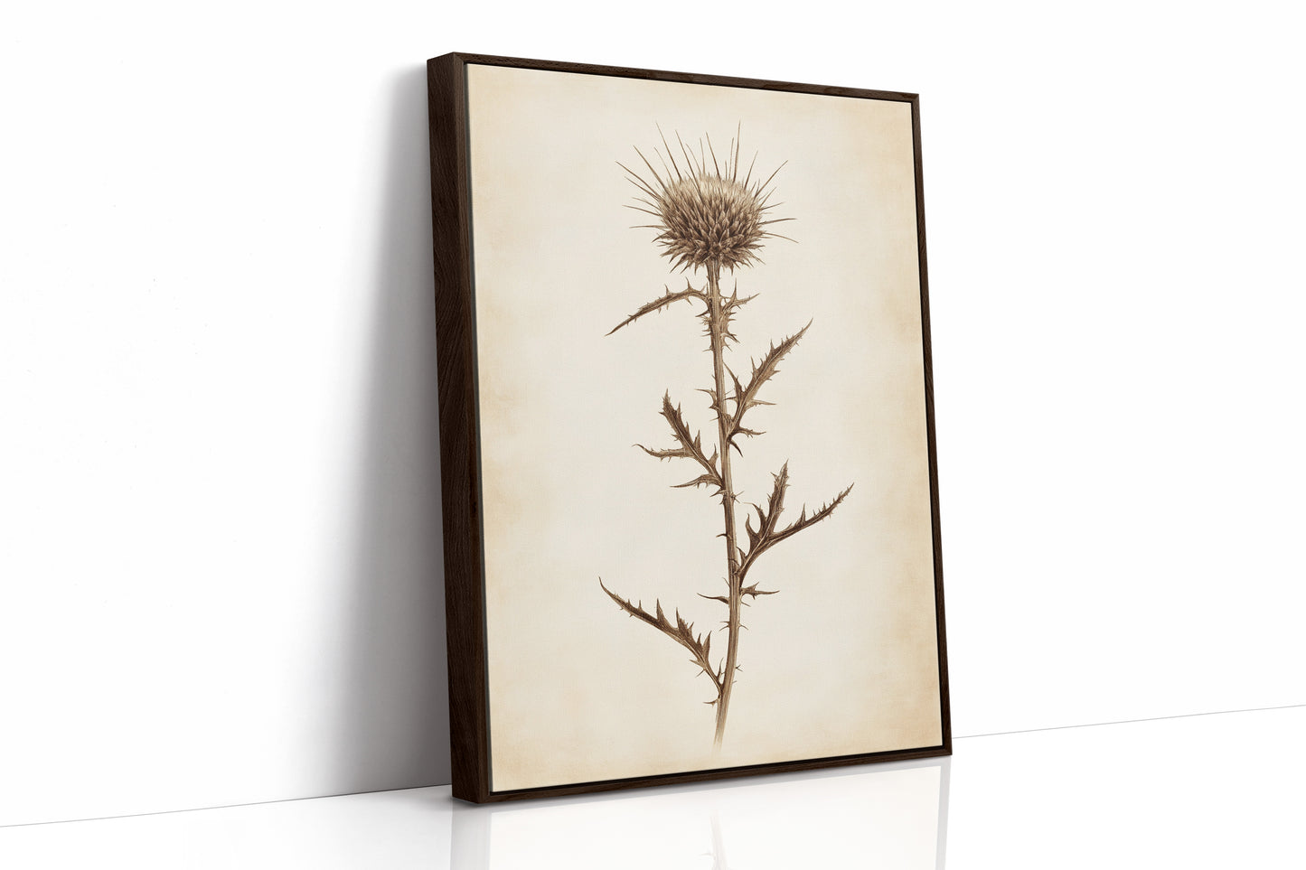 Brown Framed Canvas image 1