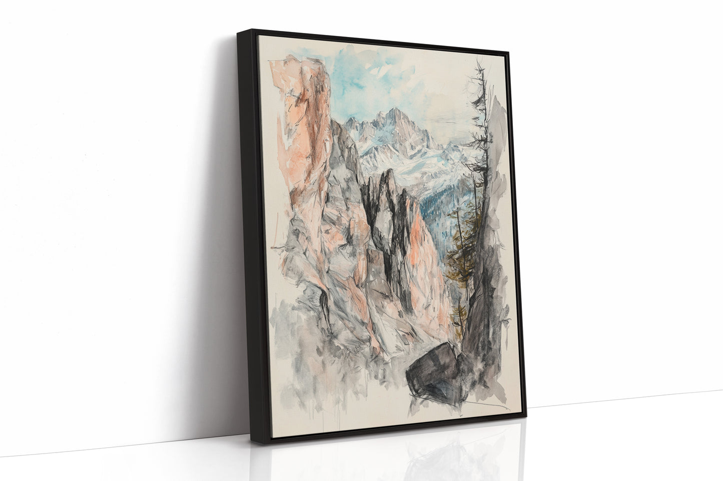 Black Framed Canvas image 1