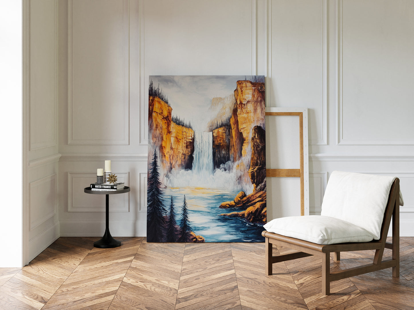 Gallery image 10 for Majestic Waterfall Canyon – Nature Landscape Wall Art