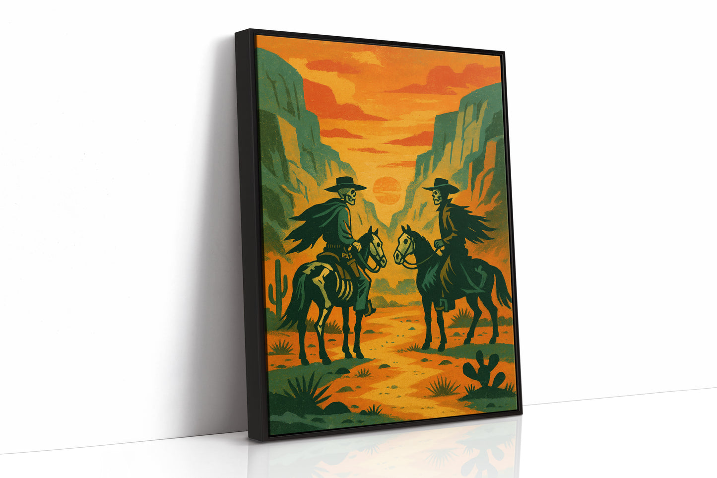 Black Framed Canvas image 1