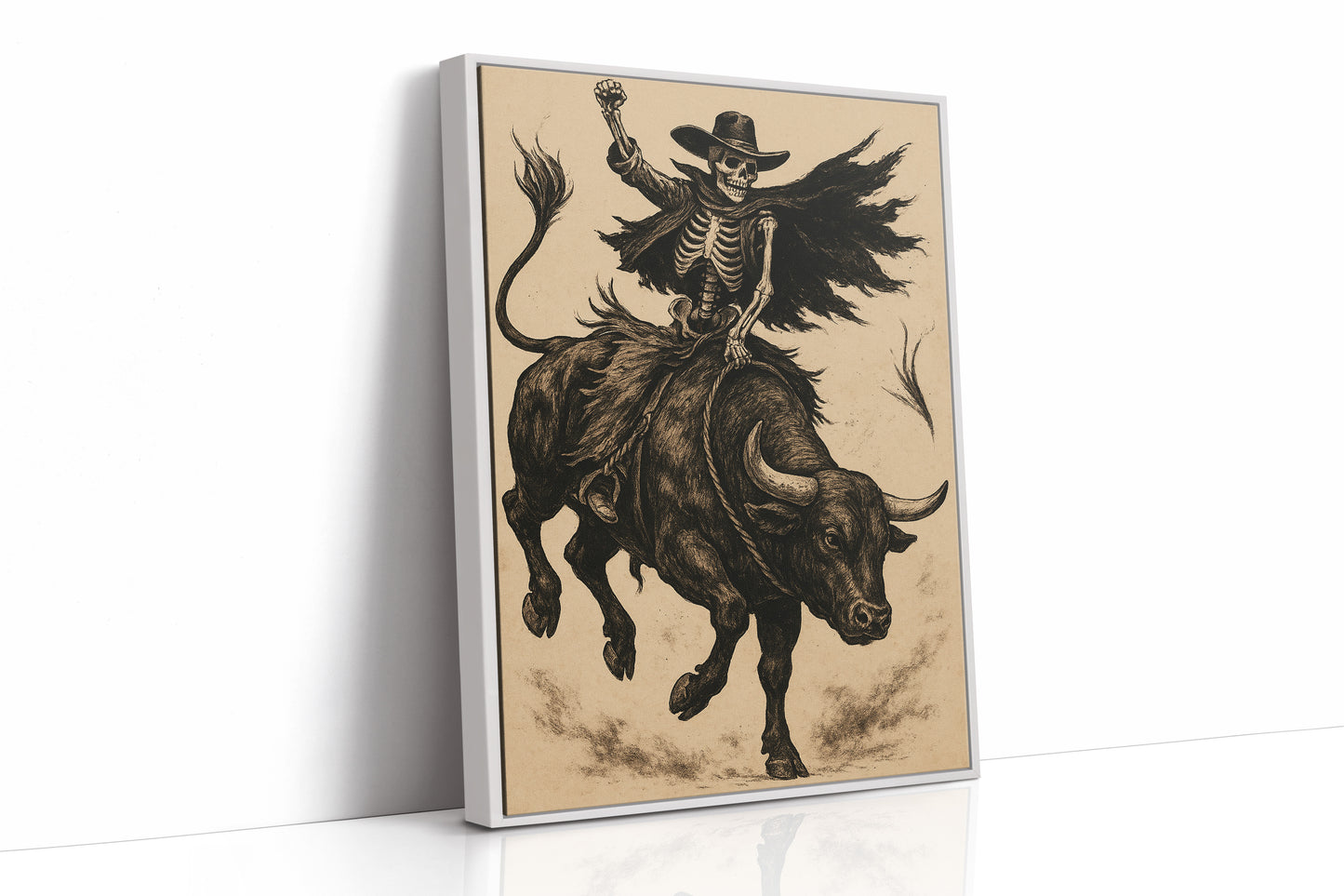 White Framed Canvas image 1