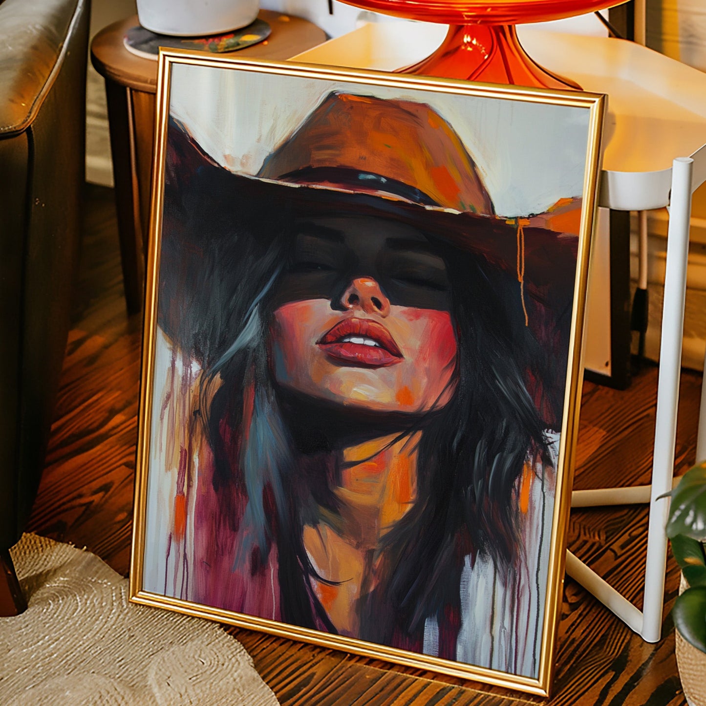 Gallery image 1 for Blaze & Grace – Fierce Cowgirl in Sunset Tones