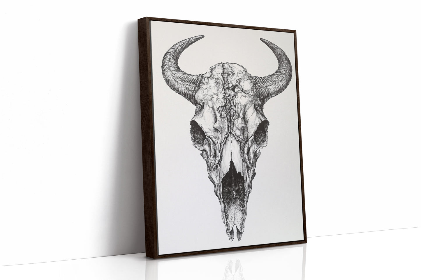 Brown Framed Canvas image 1