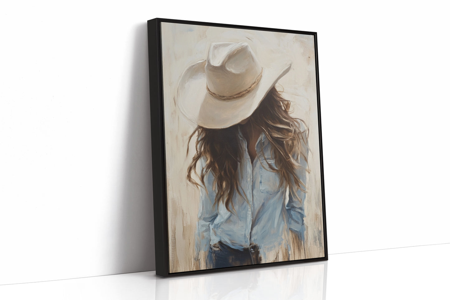 Black Framed Canvas image 1
