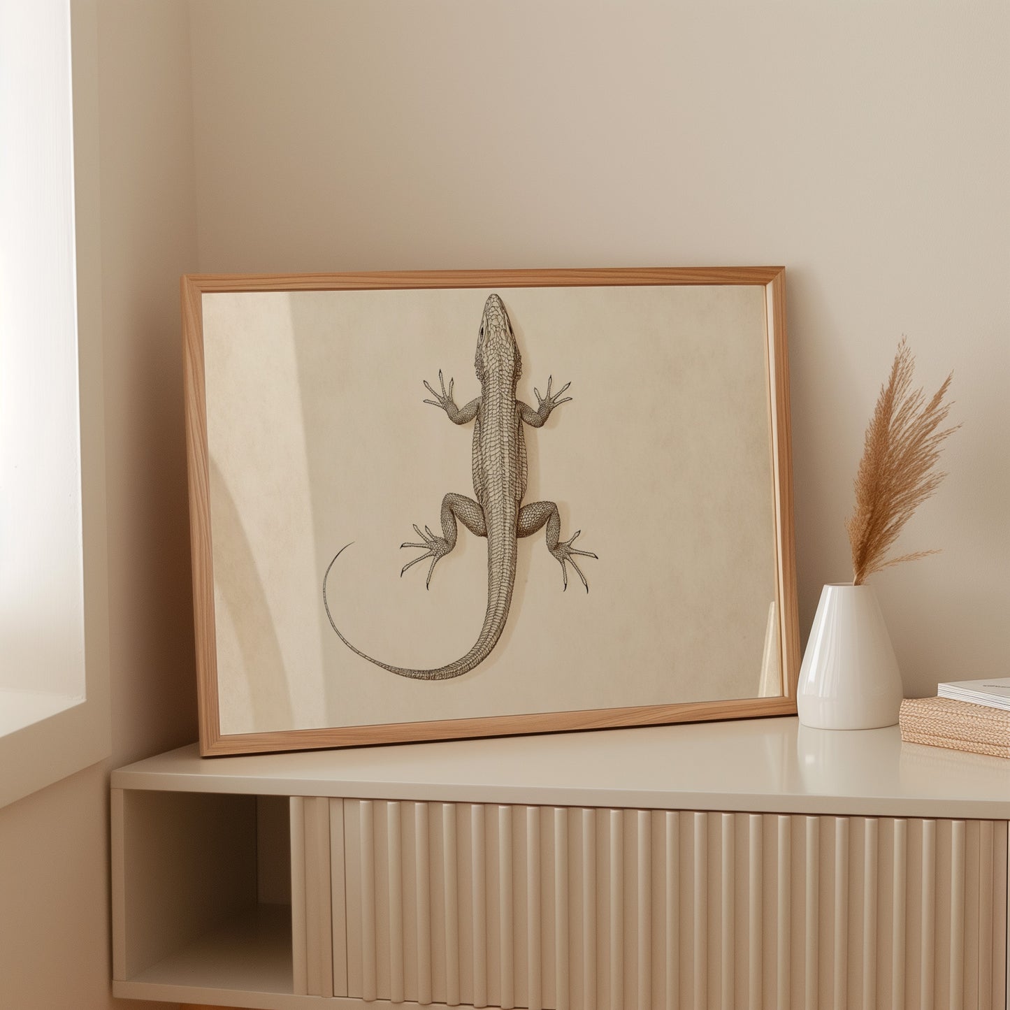 Gallery image 4 for Desert Dweller – Vintage Lizard Scientific Illustration Print