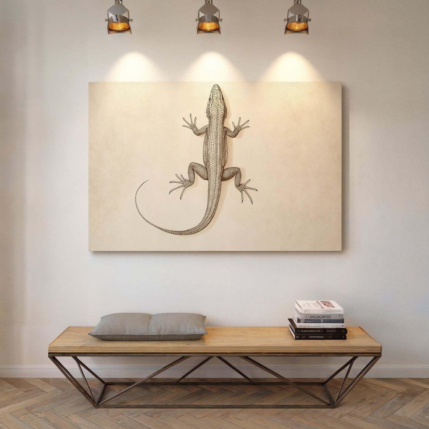 Gallery image 5 for Desert Dweller – Vintage Lizard Scientific Illustration Print