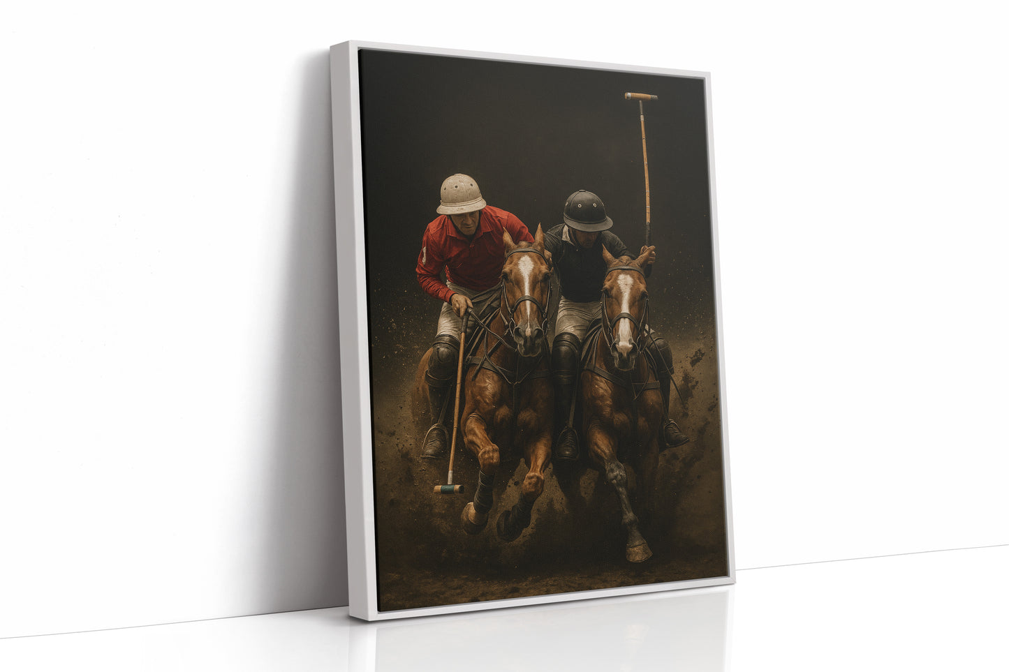 White Framed Canvas image 1