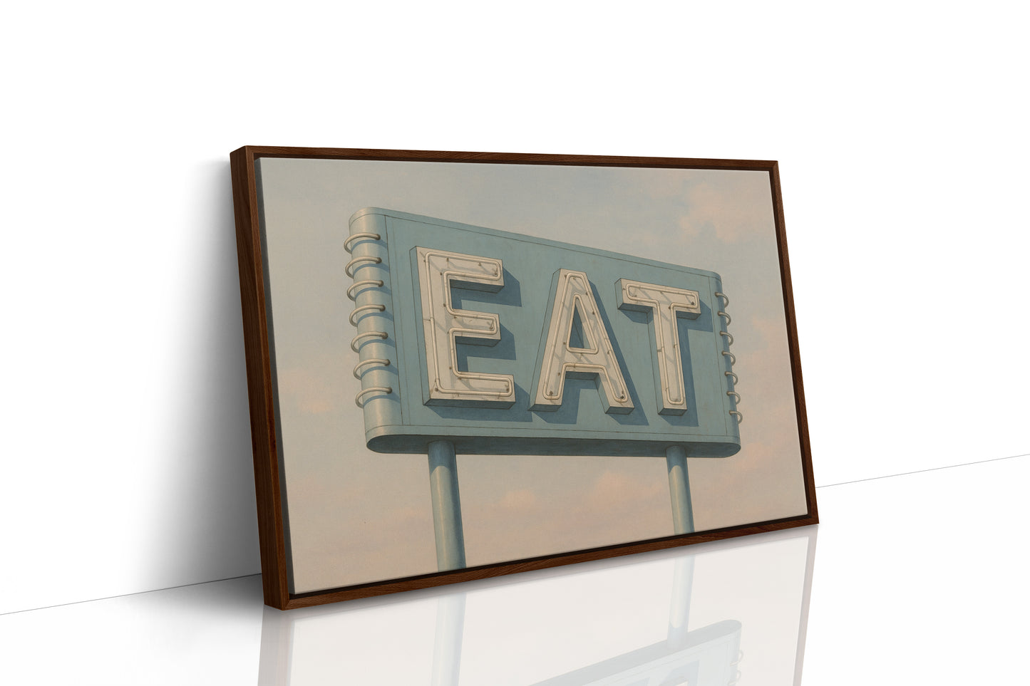 Brown Framed Canvas image 1