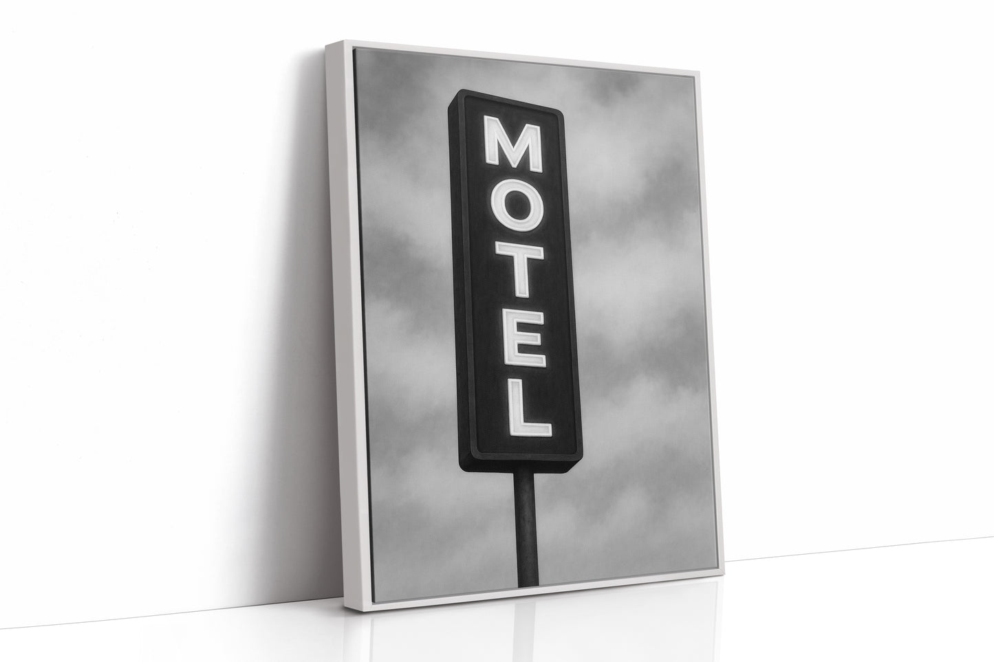 White Framed Canvas image 1