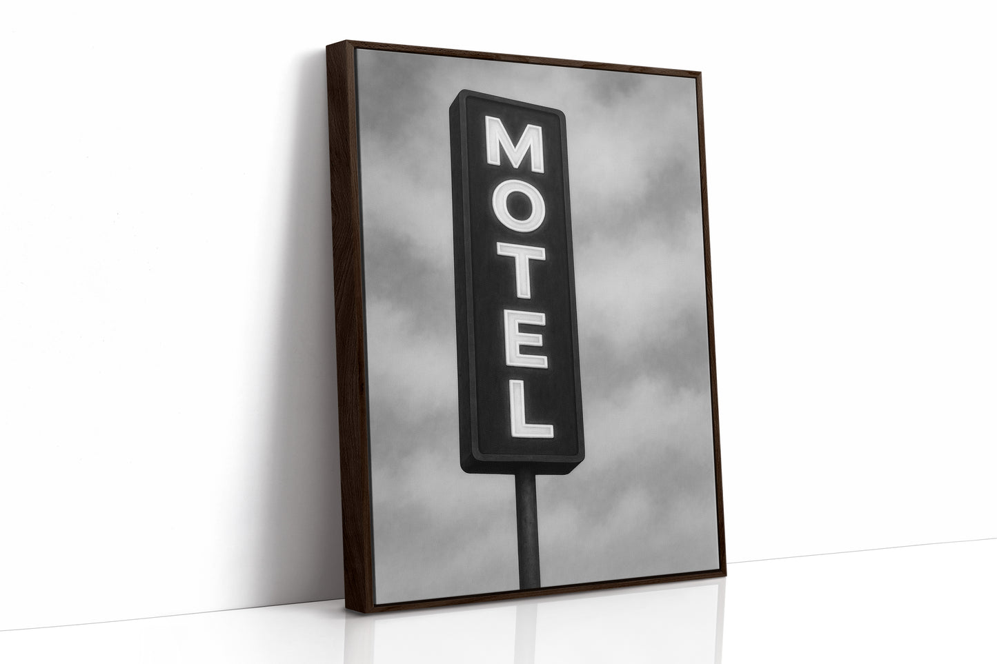 Brown Framed Canvas image 1