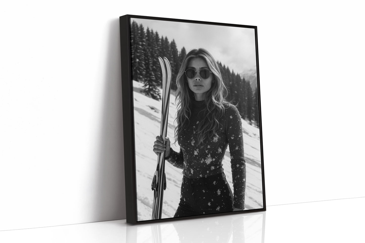 Black Framed Canvas image 1