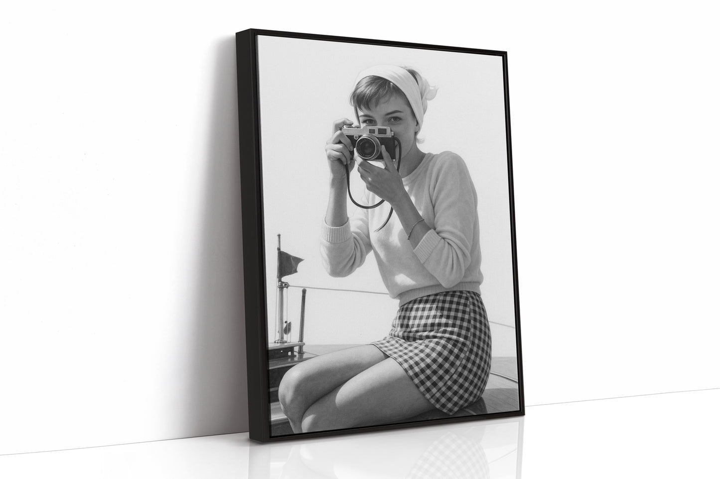 Black Framed Canvas image 1