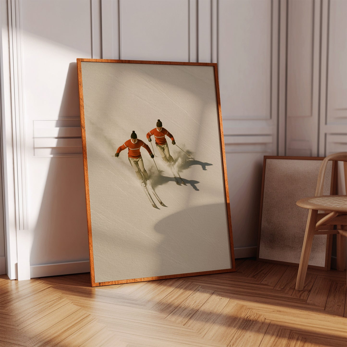 Gallery image 3 for Après-Ski Style – Vintage Skiers Wall Art Print
