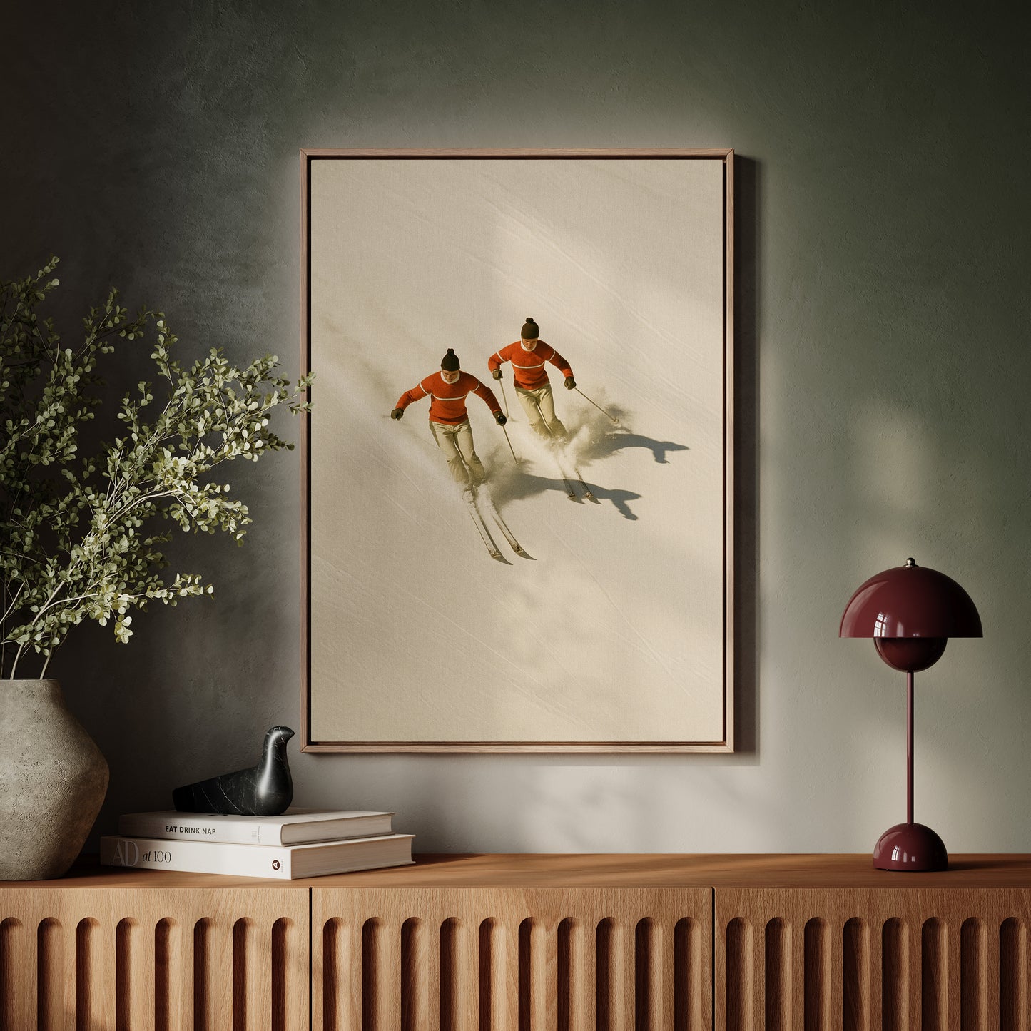 Gallery image 6 for Après-Ski Style – Vintage Skiers Wall Art Print