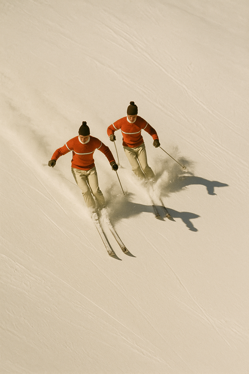 Gallery image 8 for Après-Ski Style – Vintage Skiers Wall Art Print