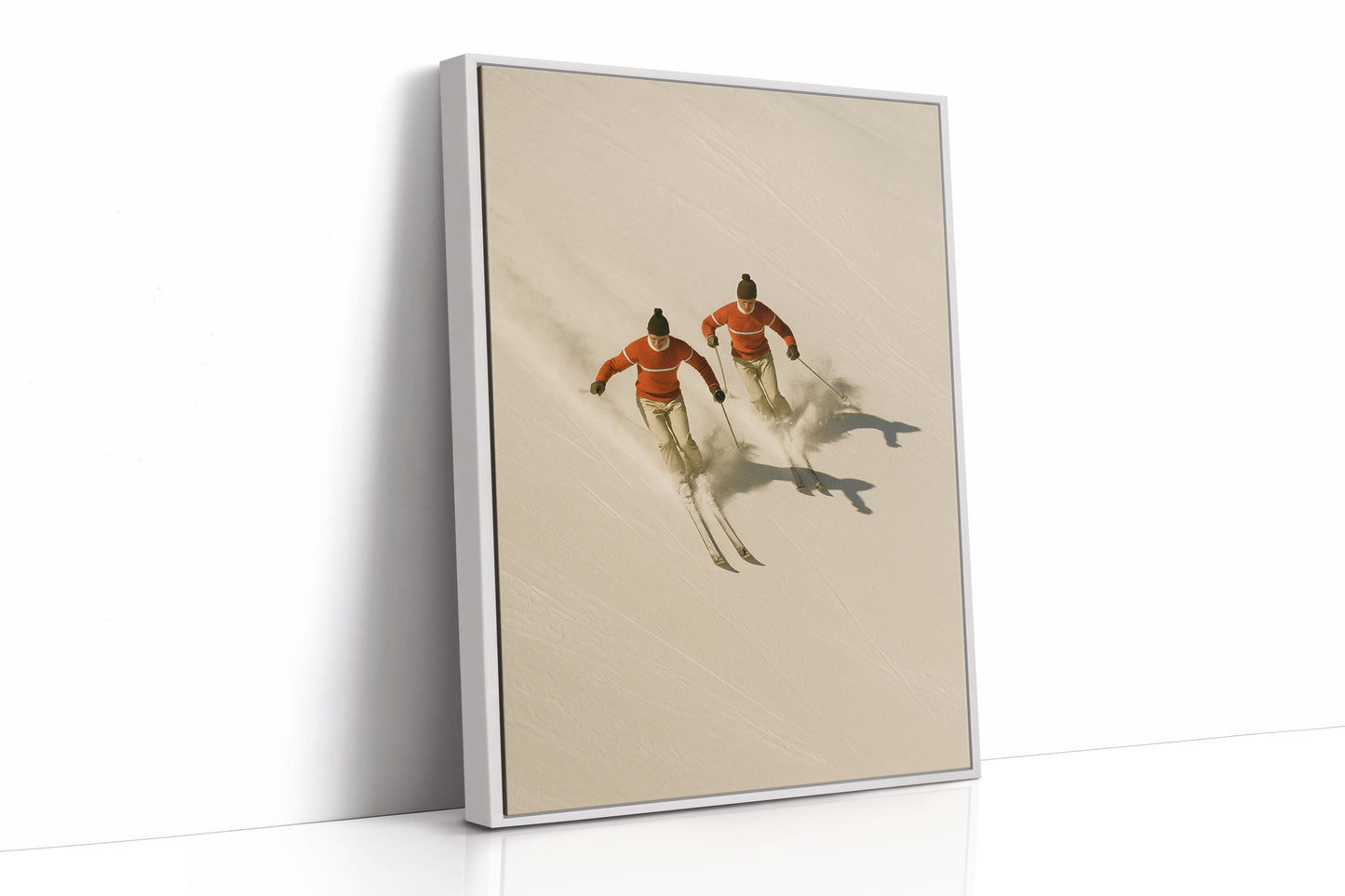 White Framed Canvas image 1