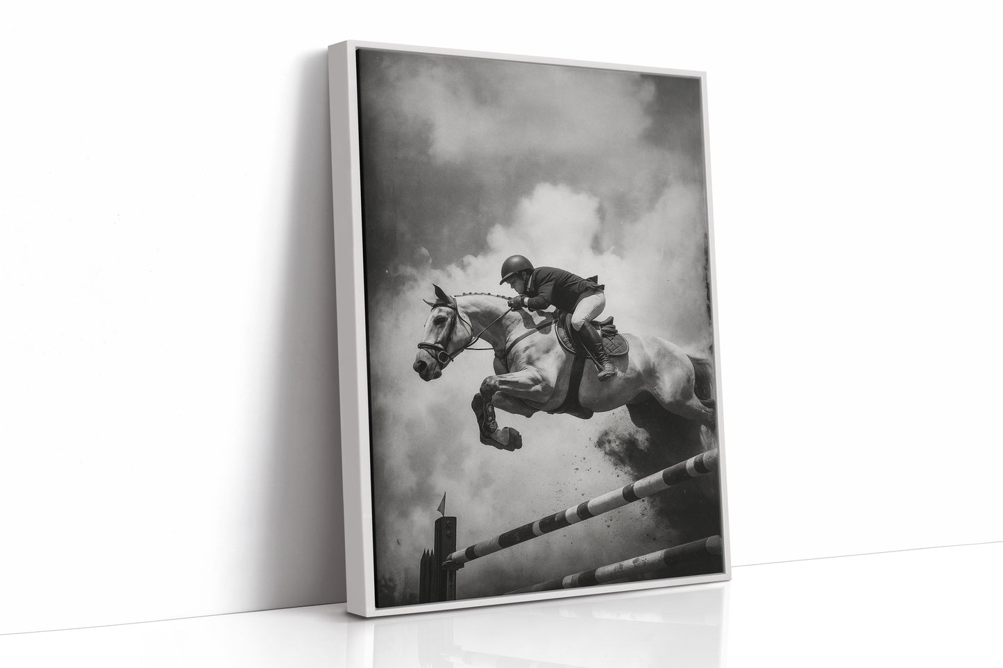 White Framed Canvas image 1