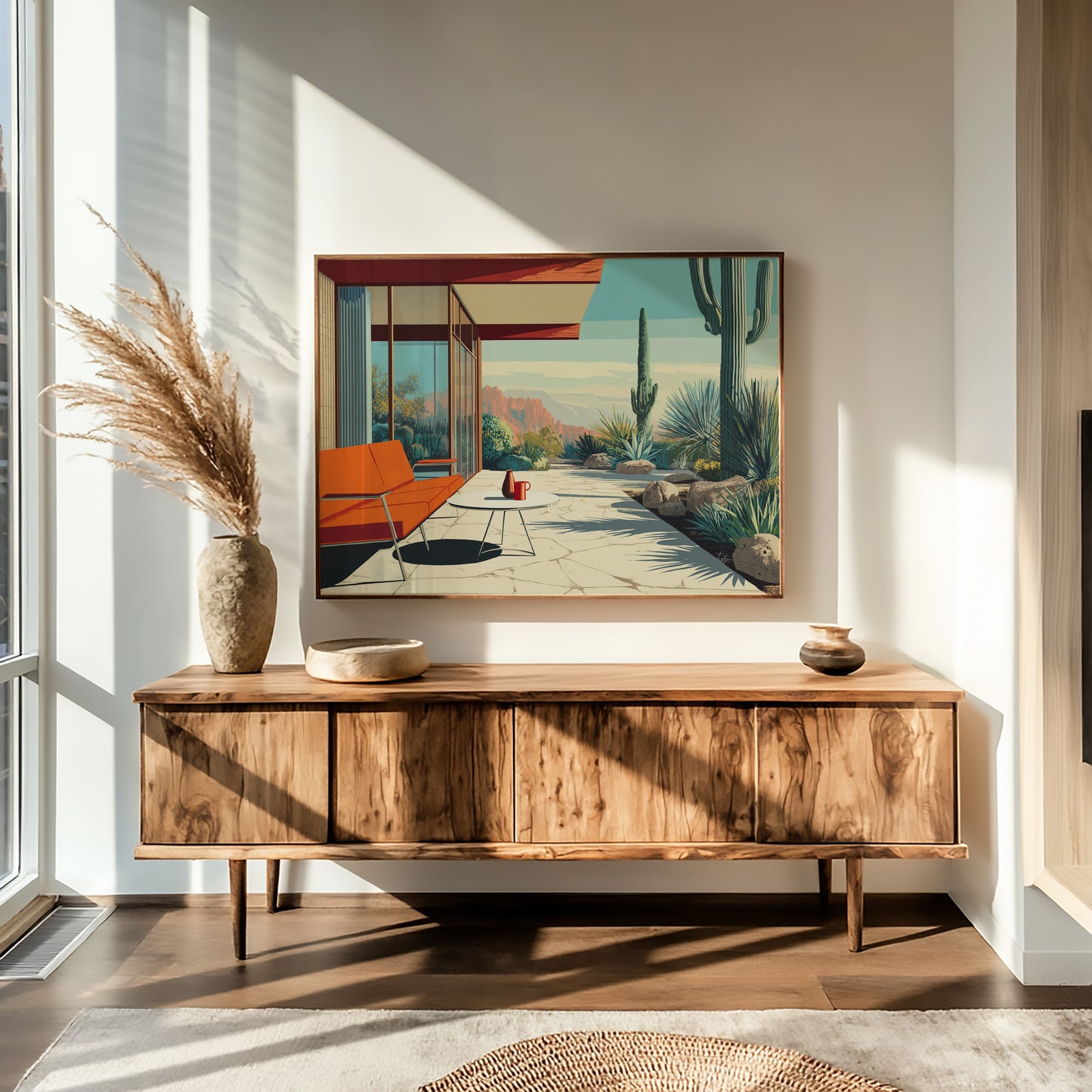 Desert Modernism Greets Coral Dawn