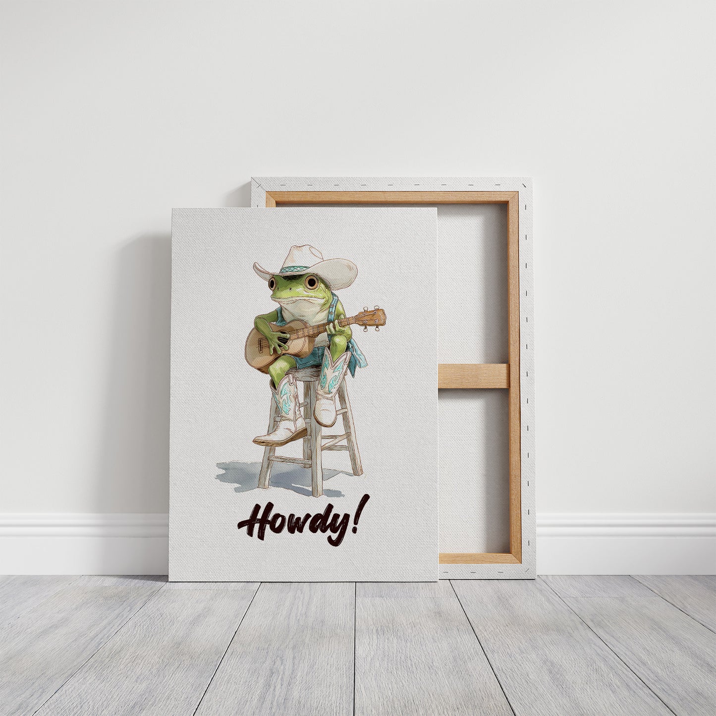 Cowboy Frog Howdy