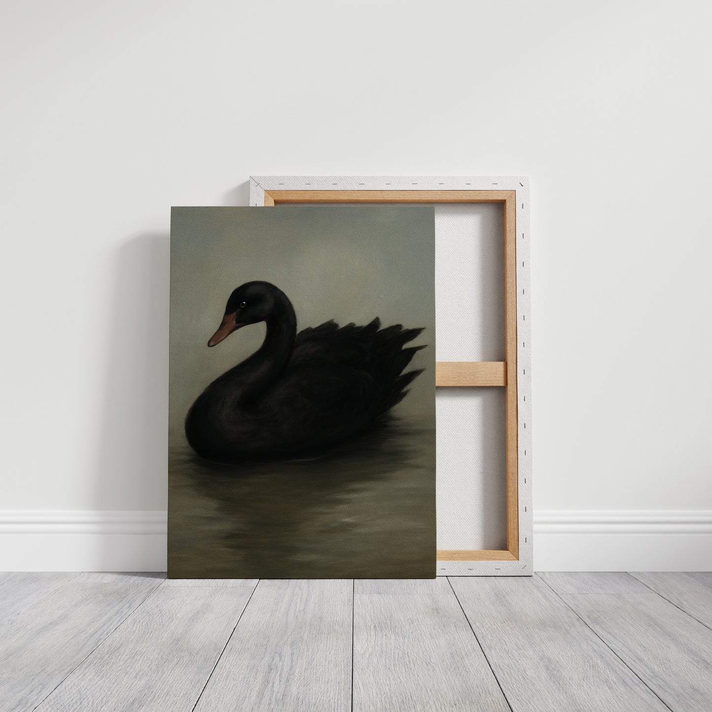 Black Swan on Still Water
