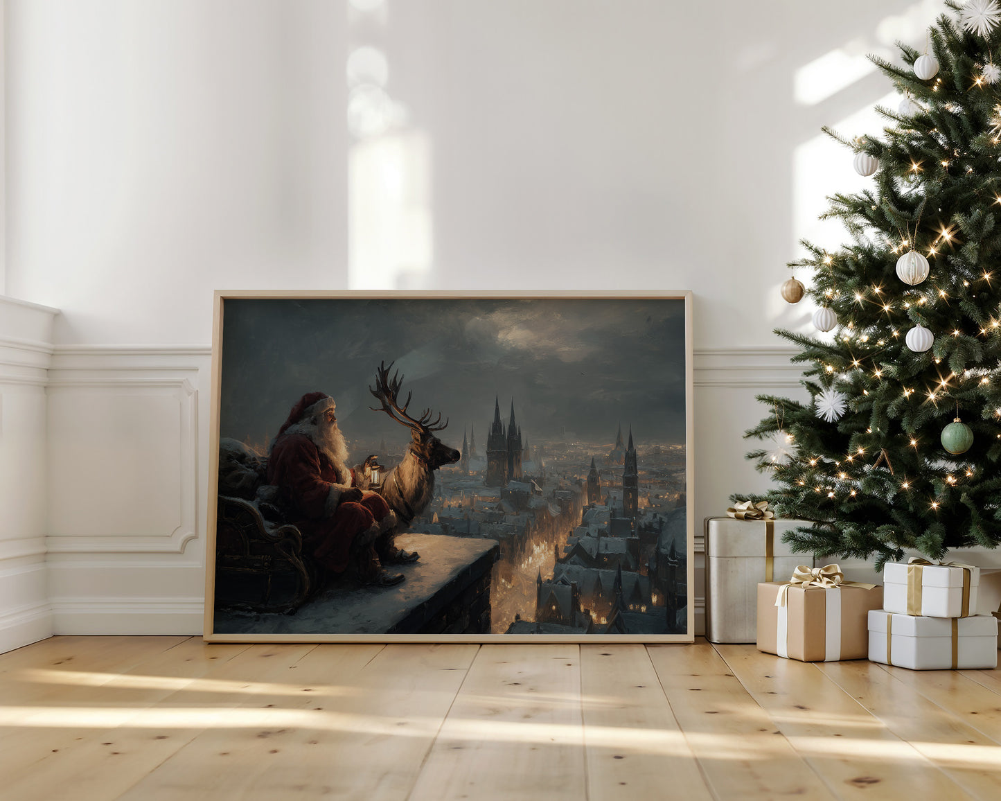 Winter Tales Above Medieval Towers