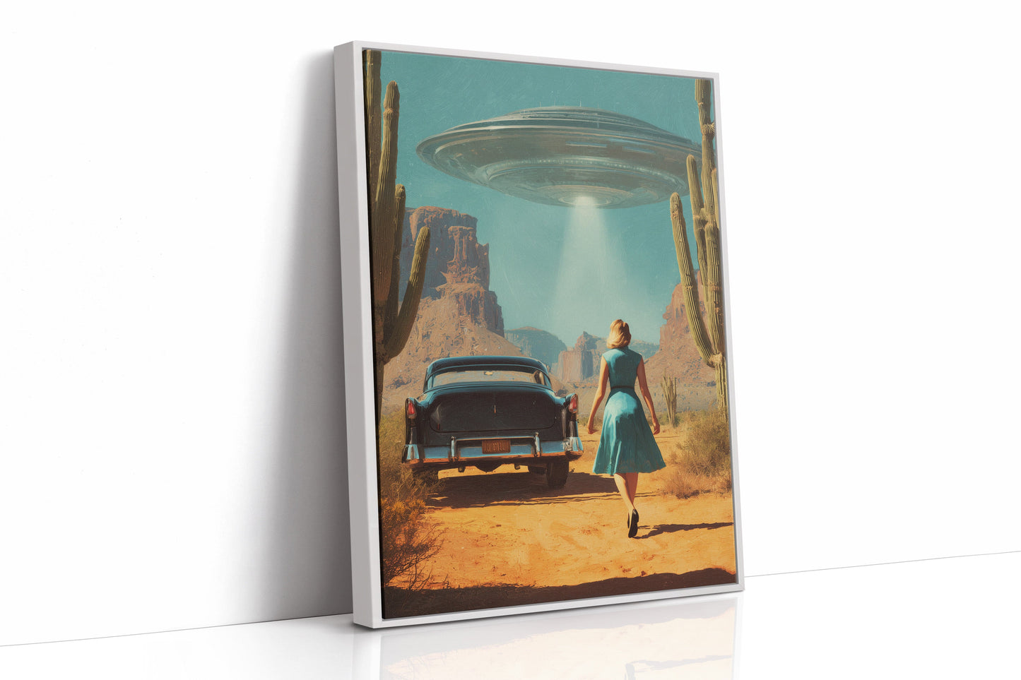 Desert Roads Meet Alien Skies