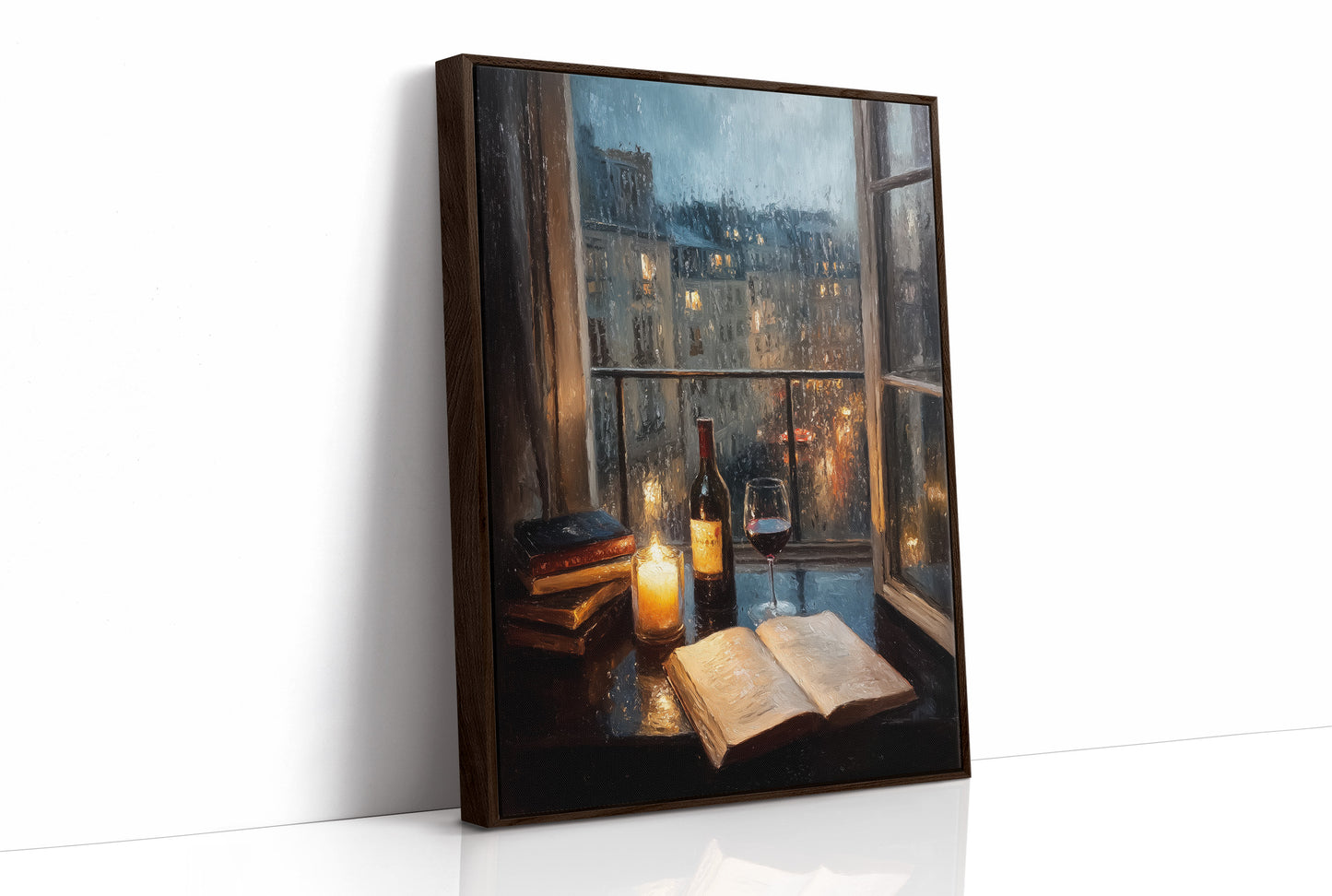Paris Rainfall And Vintage Pages