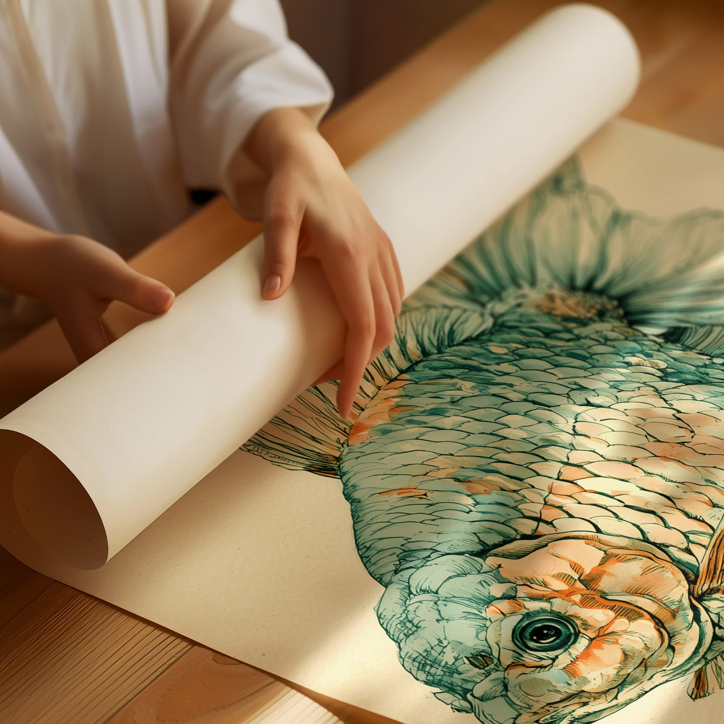 The Fancy One: Ornamental Goldfish Study