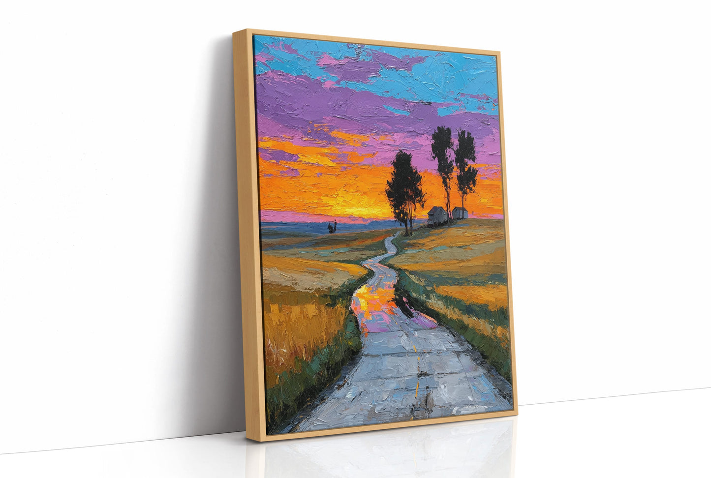 The Road Home at Golden Hour