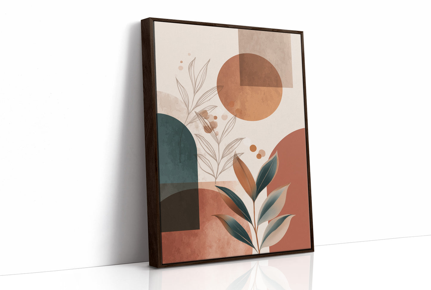 Terracotta Dreams in Abstract Harmony