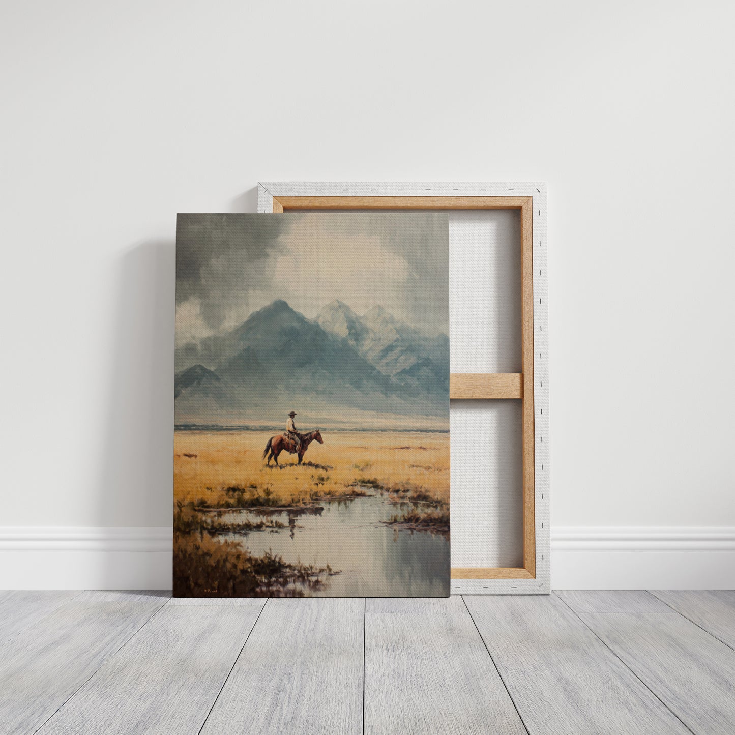 Between Mountains and Golden Grasses