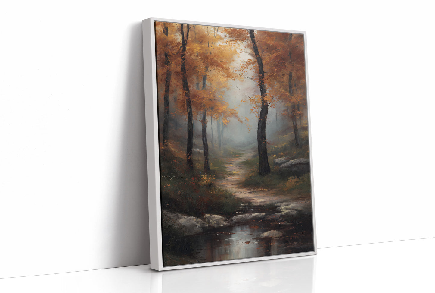 Copper Paths Through Misty Woods