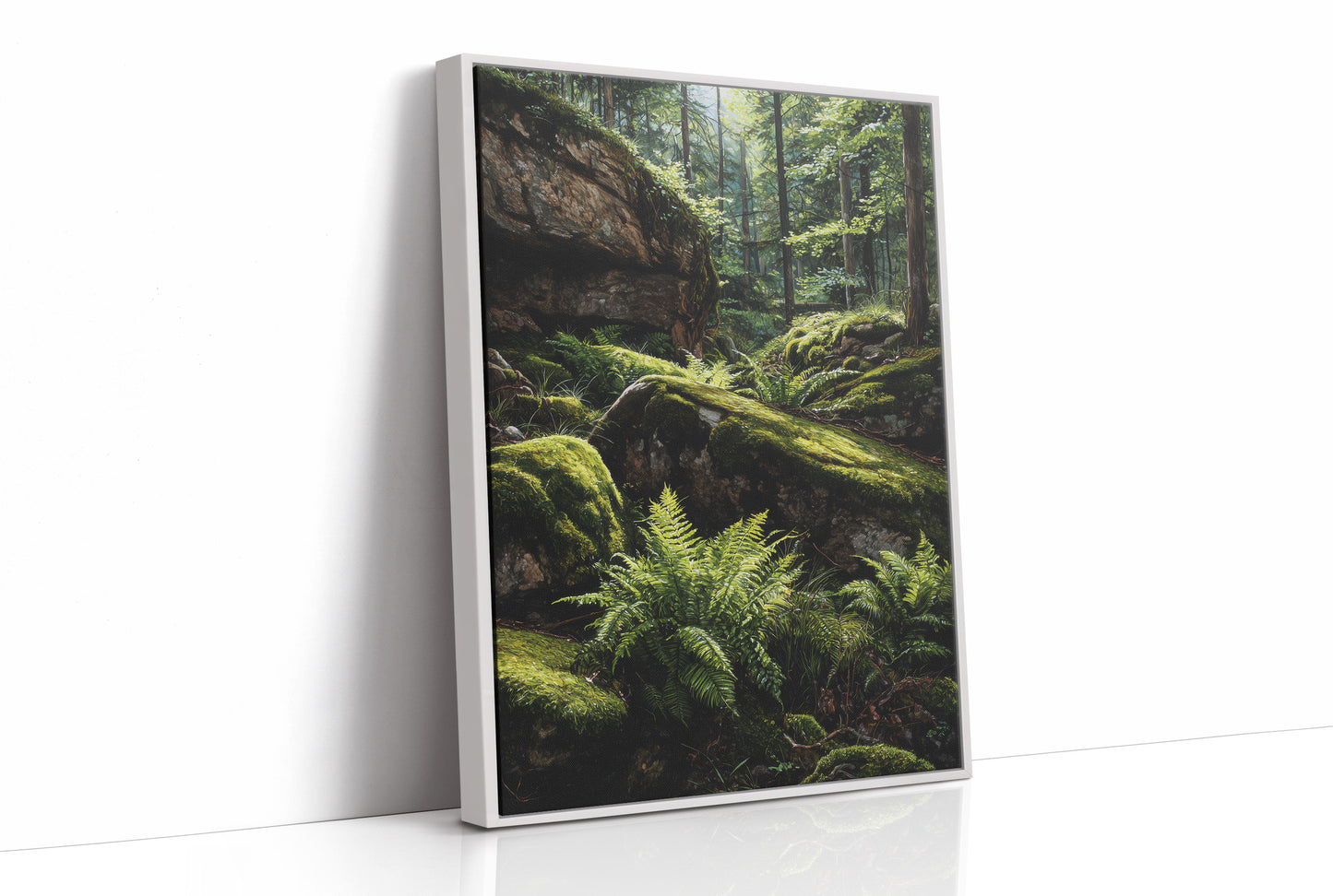 Ancient Ferns Catch Golden Light