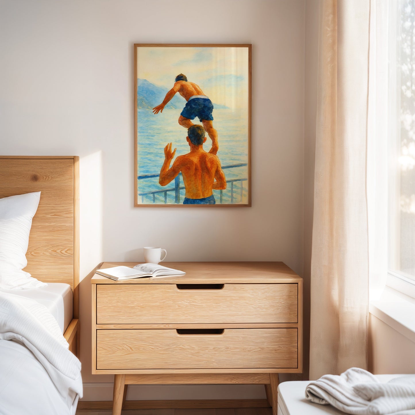 Summer Leaps Into Ocean Blue