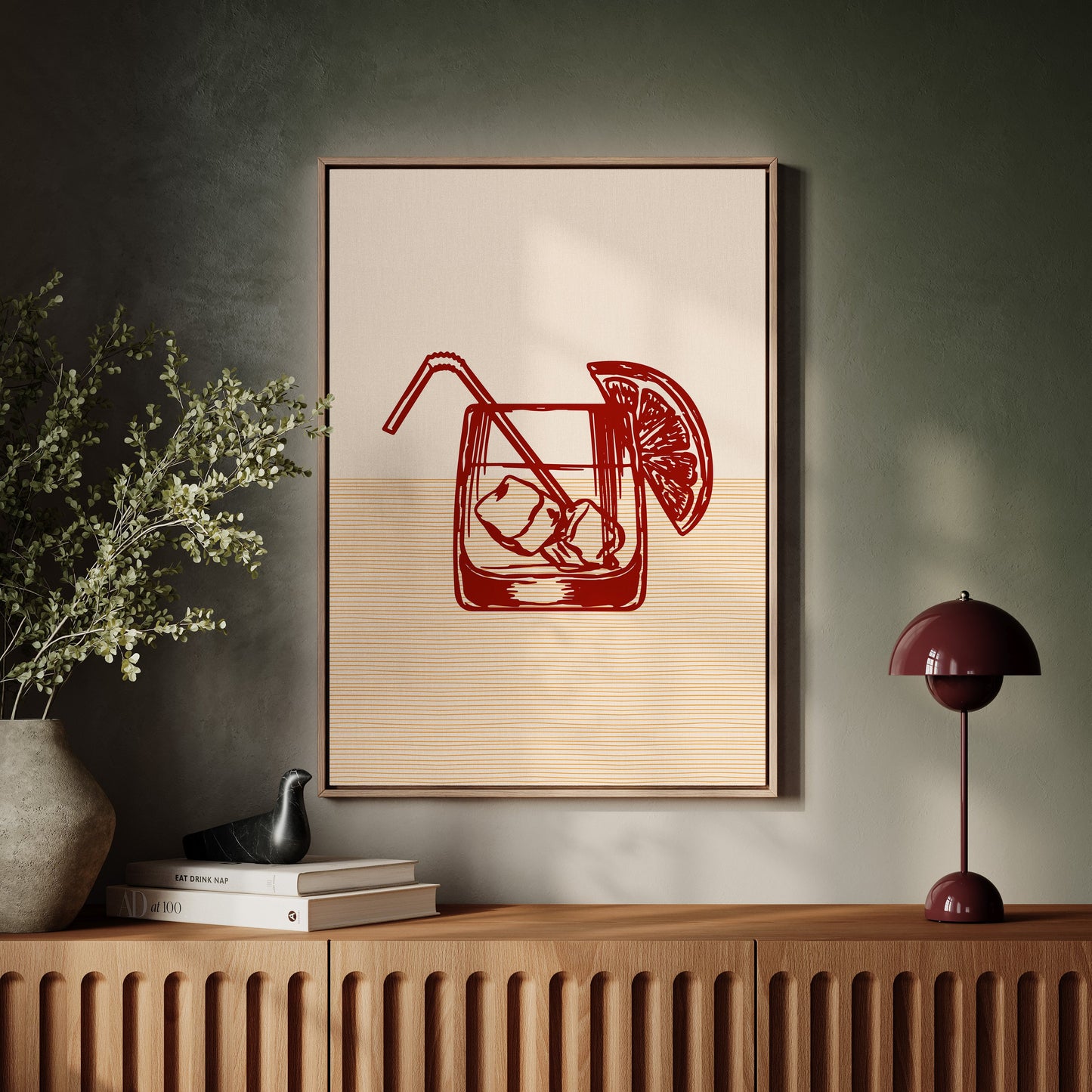 Crimson Cocktails Paint Summer Lines