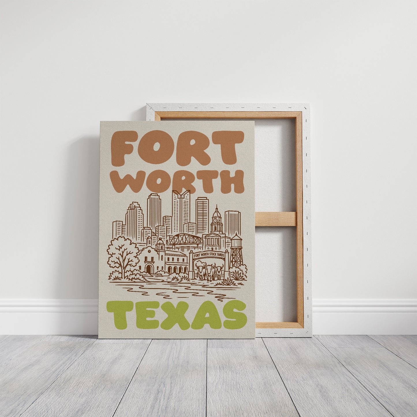 Fort Worth, Bubble Letter Skyline