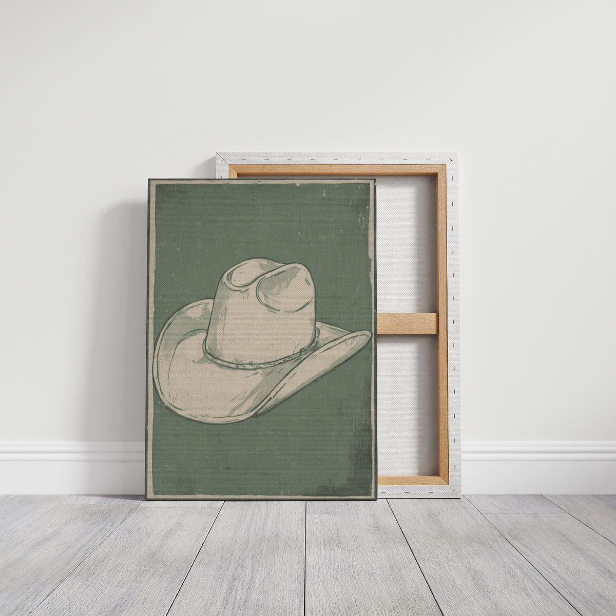 Weathered Rancher's Dream - Vintage Cowboy Hat