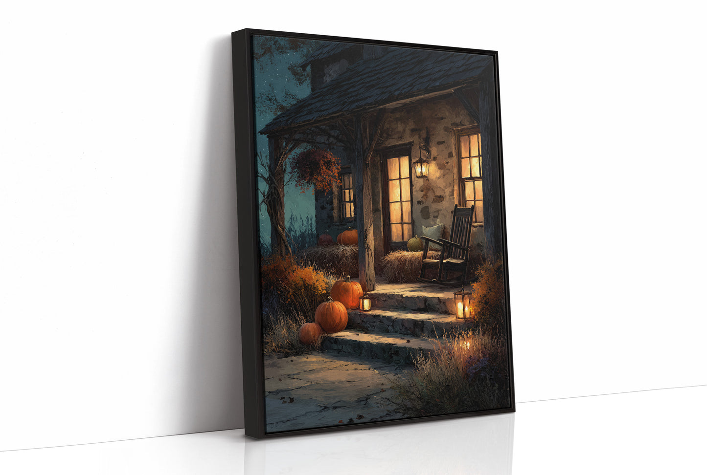 Lanterns Lead Home at Dusk
