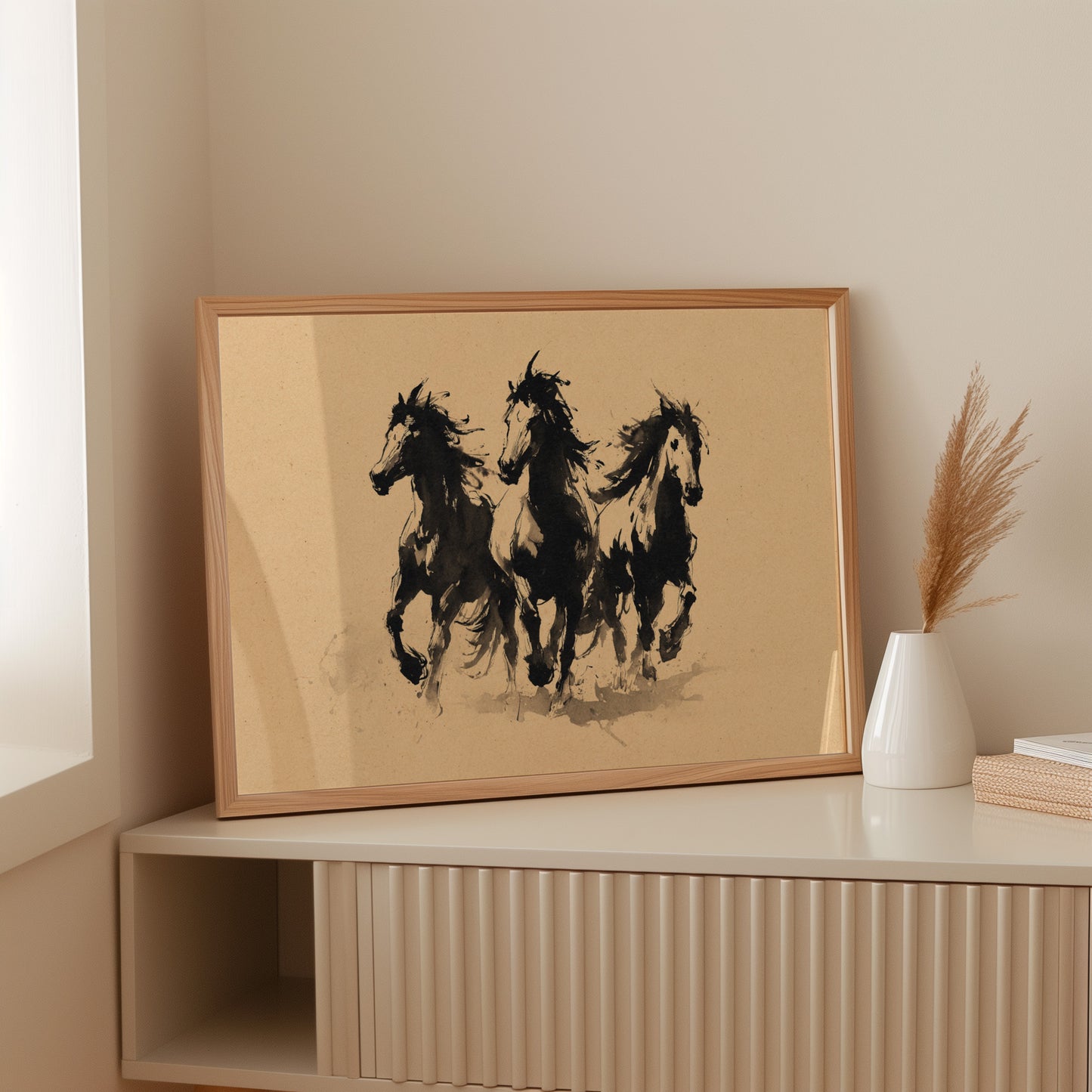 Wild Horses Dance In Ink