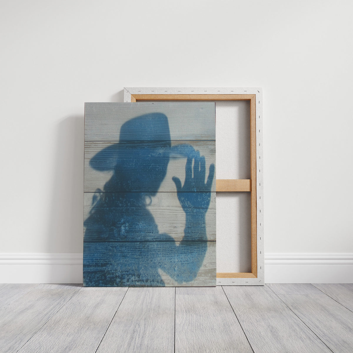 A Gesture In the Blue Light
