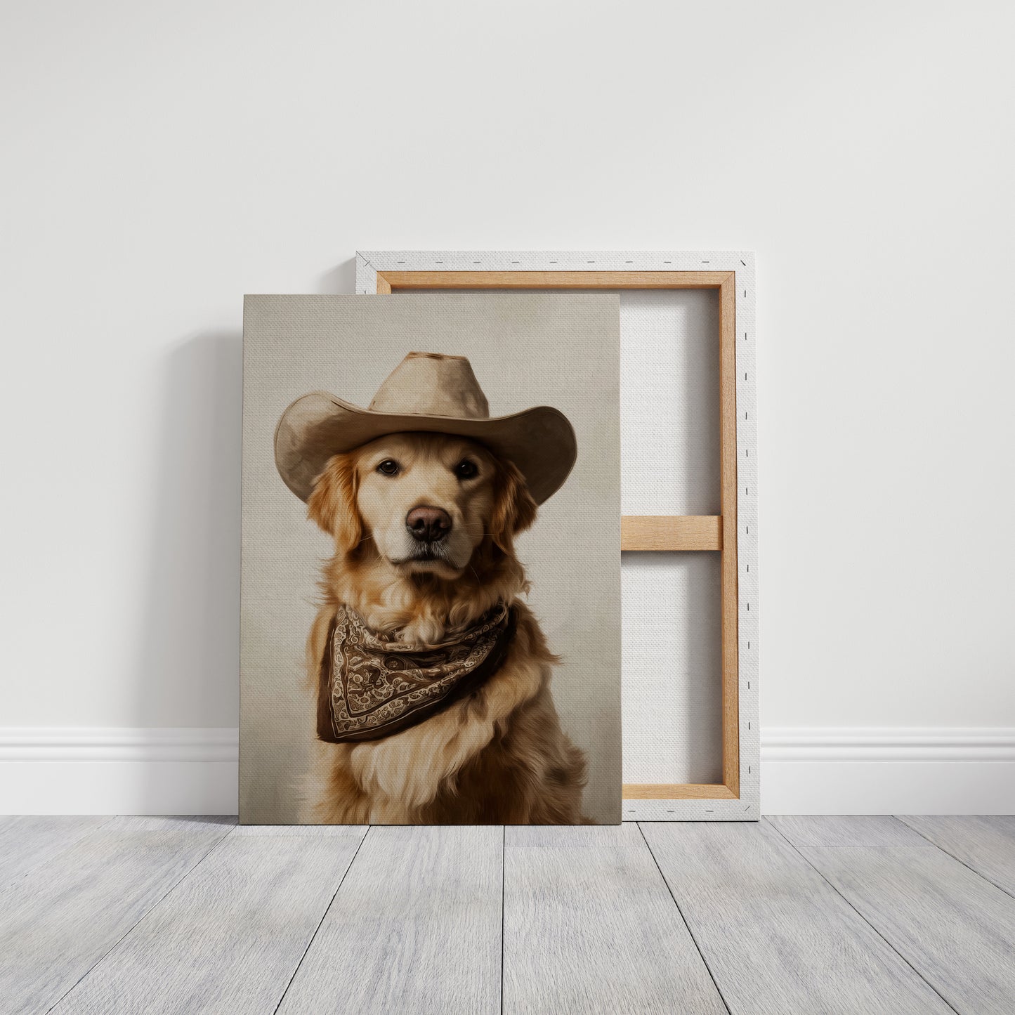 A Canine Cowboy's Bold Stance