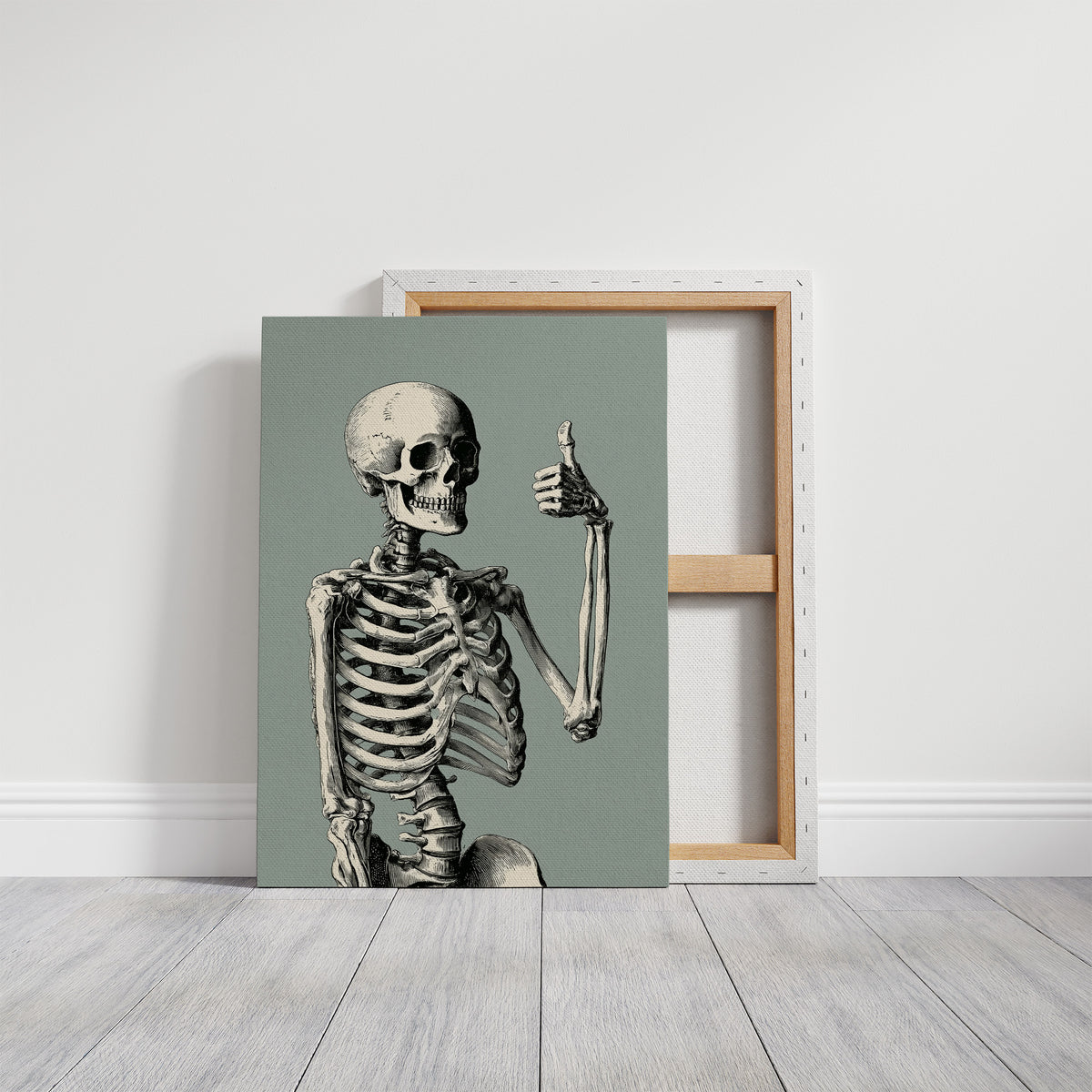 Bone Voyage, You’ve Got This, gallery wrapped canvas print shown front on