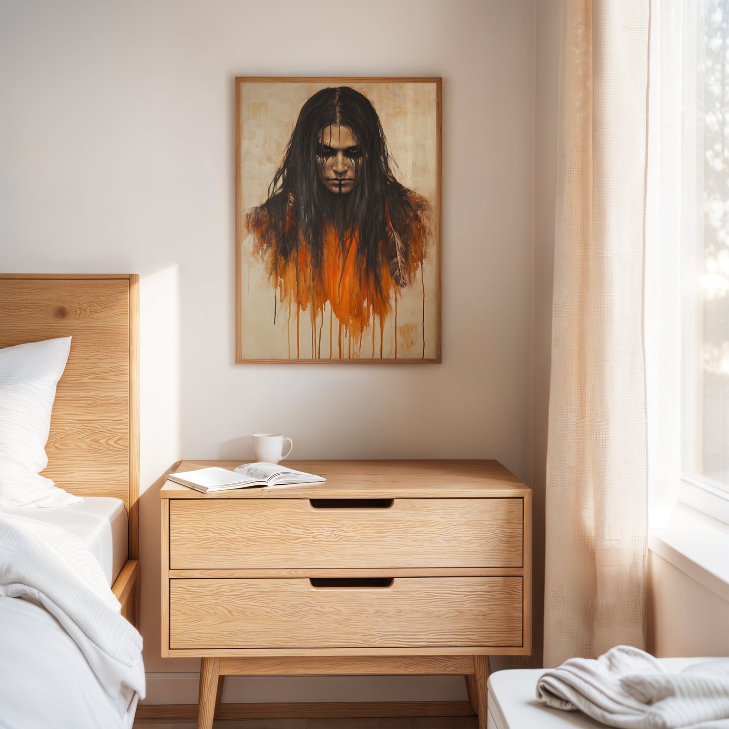 Ember Stare Warrior Portrait